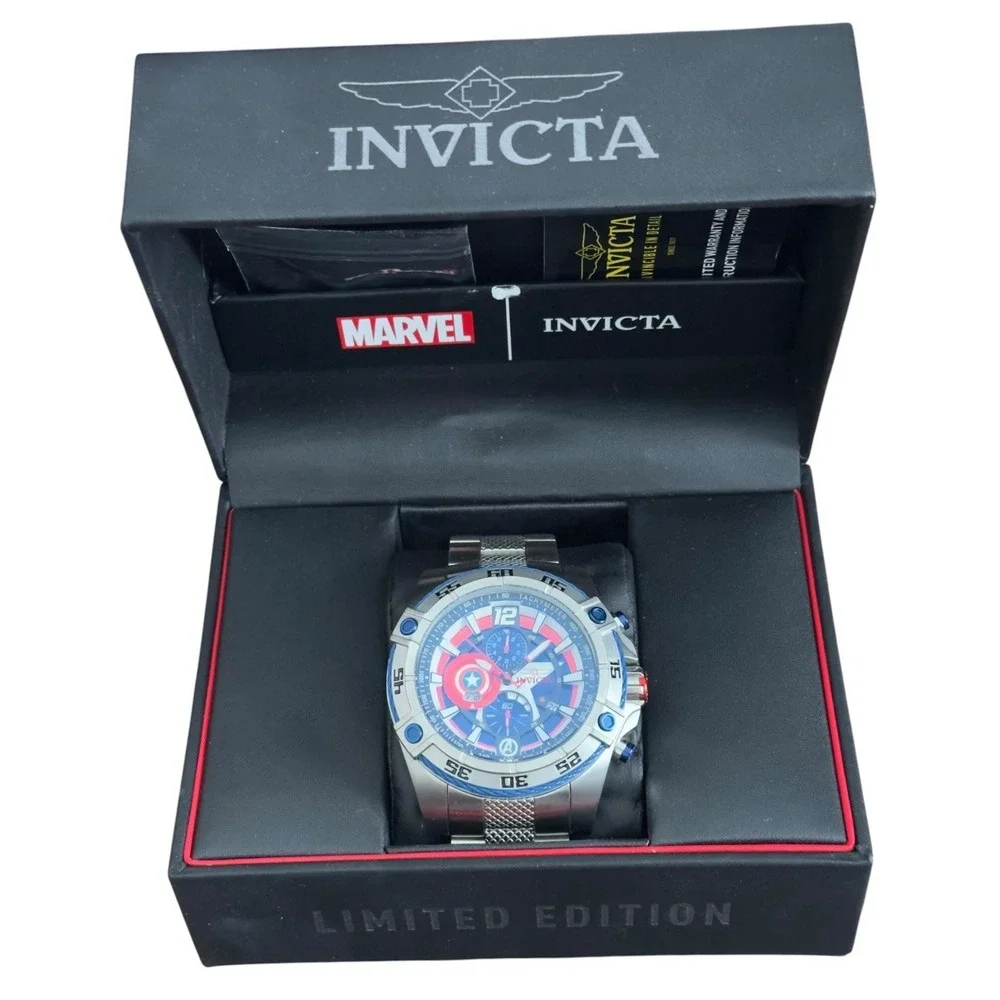 Marvel Comics Invicta 32501 Captain America LE #12/4000 Watch